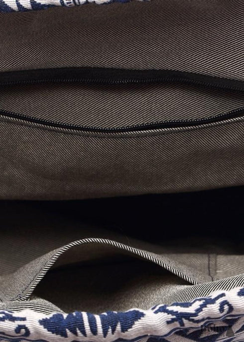 Boho Drawstring Bag Ethnic Ember